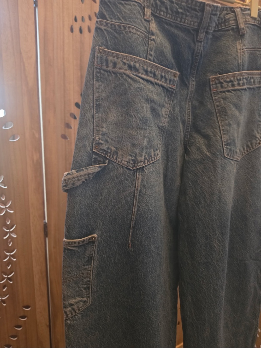NWOT Free People Loren Carpenter Barrel Jeans - Picture 9 of 14
